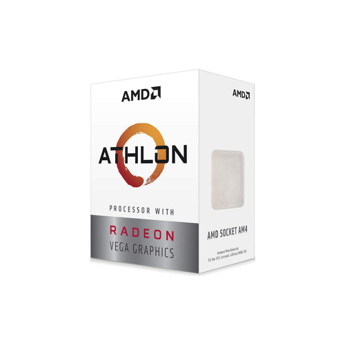 Processeur AMD Athlon 3000G (2 cœurs, 3,5 GHz, Radeon Vega 3, socket AM4) – vue 1