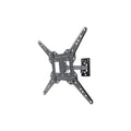 Support mural TV orientable à bras simple 23–55" Volkano Steel Series – noir (VK-4027-BK) – vue 1