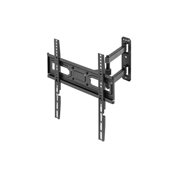 Support mural TV orientable à bras simple 32–55" Volkano Steel Series – noir (VK-4029-BK) – vue 1
