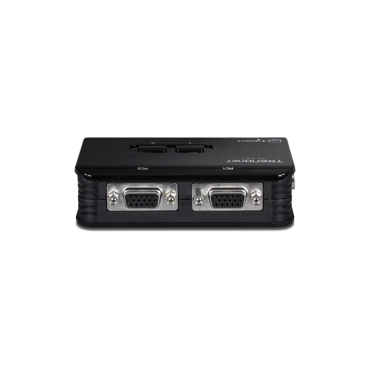 Switch KVM USB/VGA 2 ports TRENDnet TK-207K (câbles inclus) – vue 3