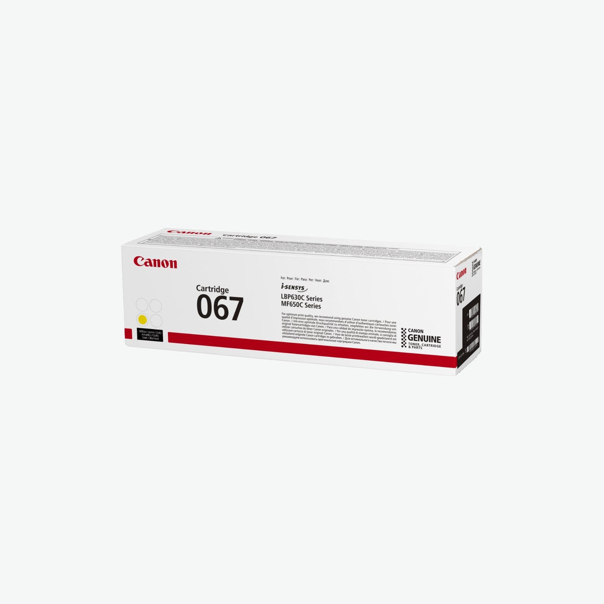 Toner Canon 067 jaune – vue 3
