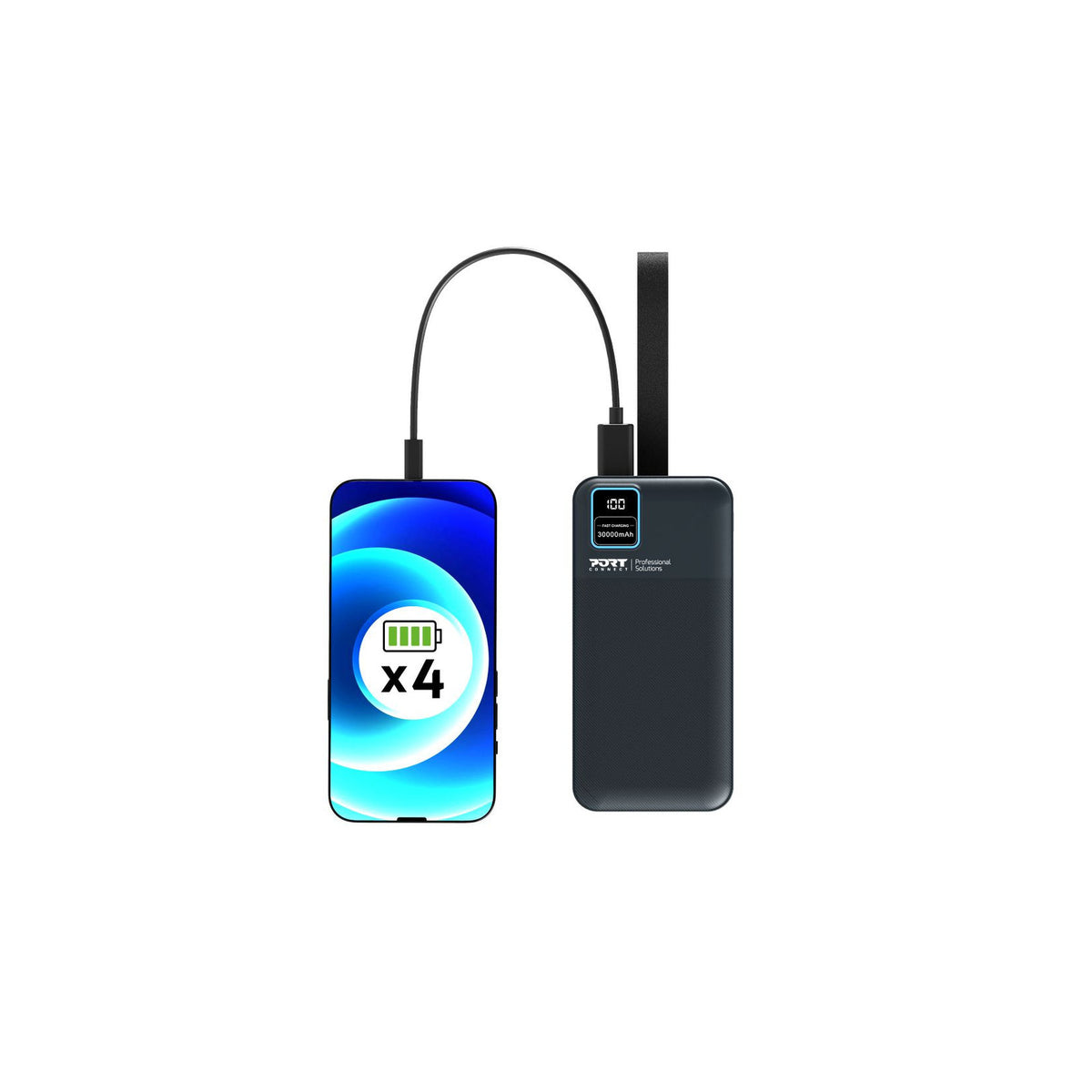 Batterie Externe 30000mAh PORT Connect – vue 2