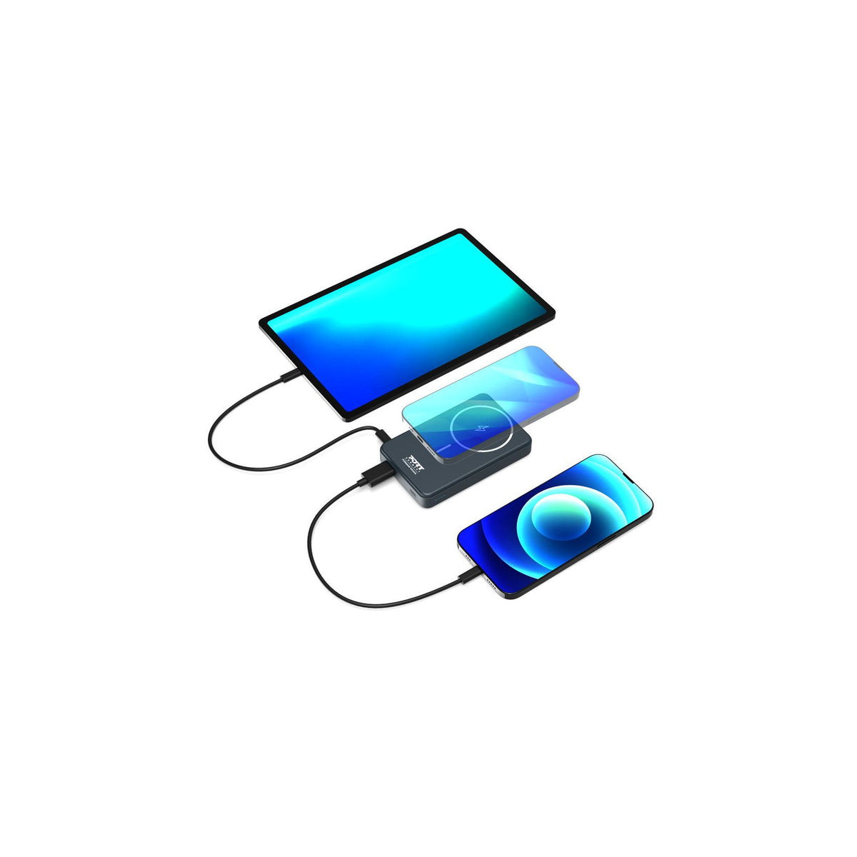 Batterie Externe Sans Fil 10 000mAh - PORT Connect PD & MagSafe – vue 3