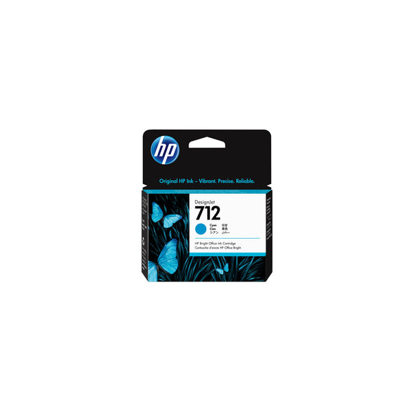 Cartouche d'encre DesignJet HP 712, cyan, 29 ml – vue 1