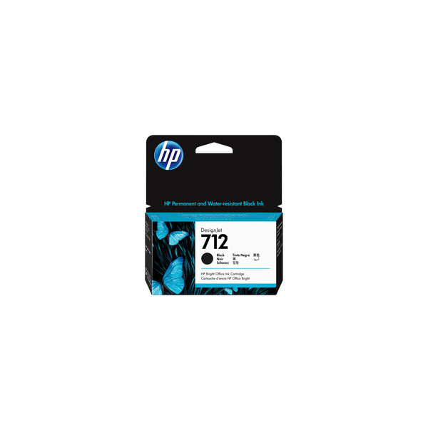 Cartouche d'encre DesignJet HP 712, noir, 38 ml – vue 1