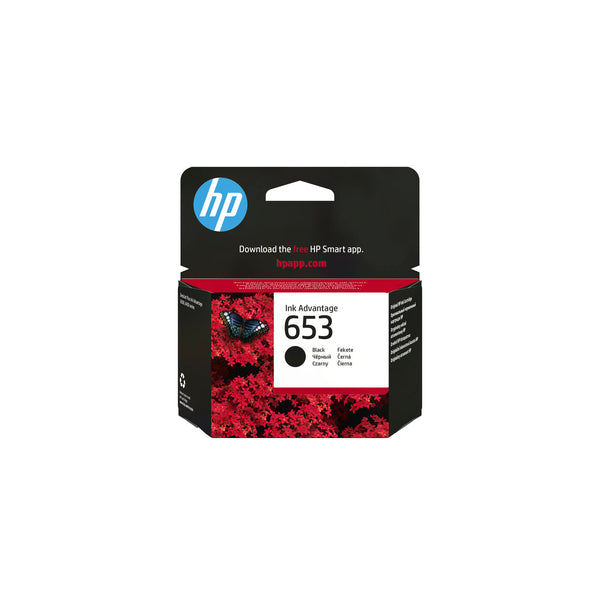 Cartouche d’encre Ink Advantage noire HP 653 authentique – vue 1