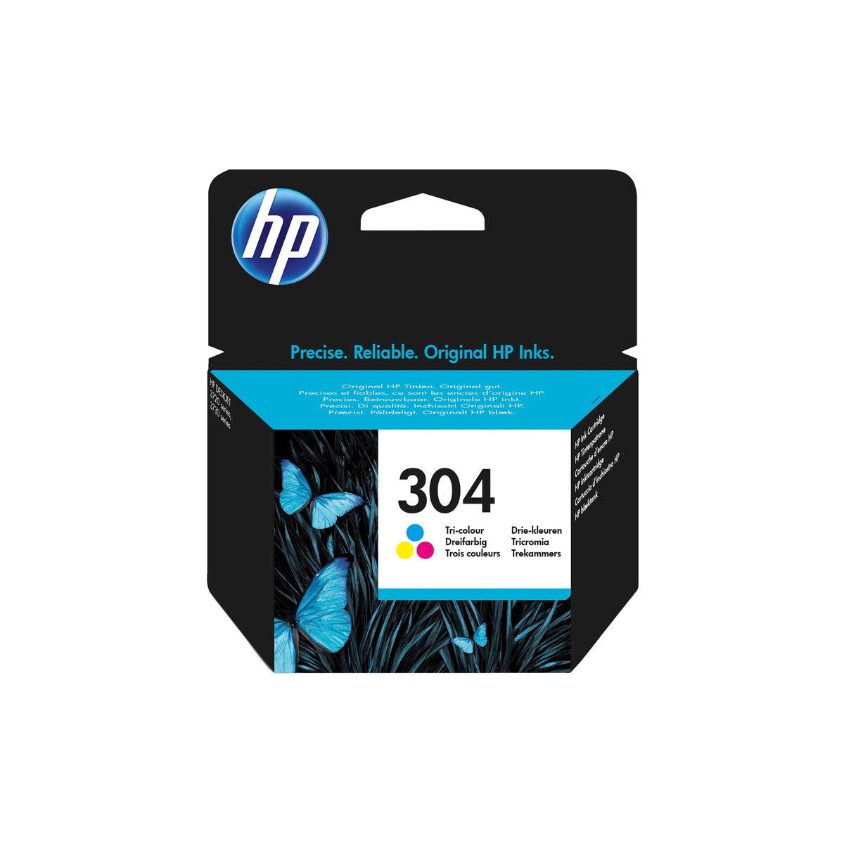 Cartouche d’encre trois couleurs HP 304 authentique – vue 1