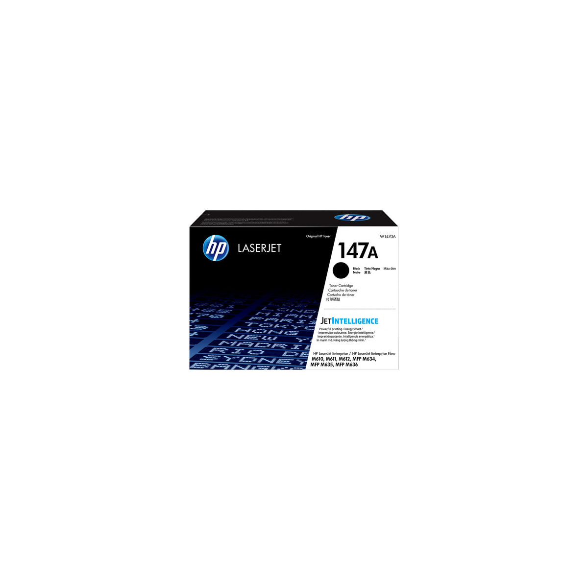Cartouche de toner noir HP 147A LaserJet authentique – vue 1