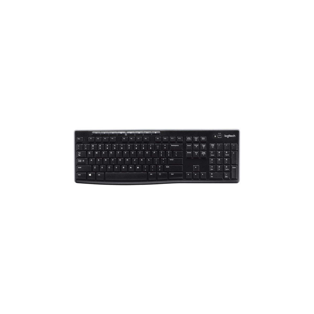 Clavier sans fil Logitech K270 - Noir – vue 1