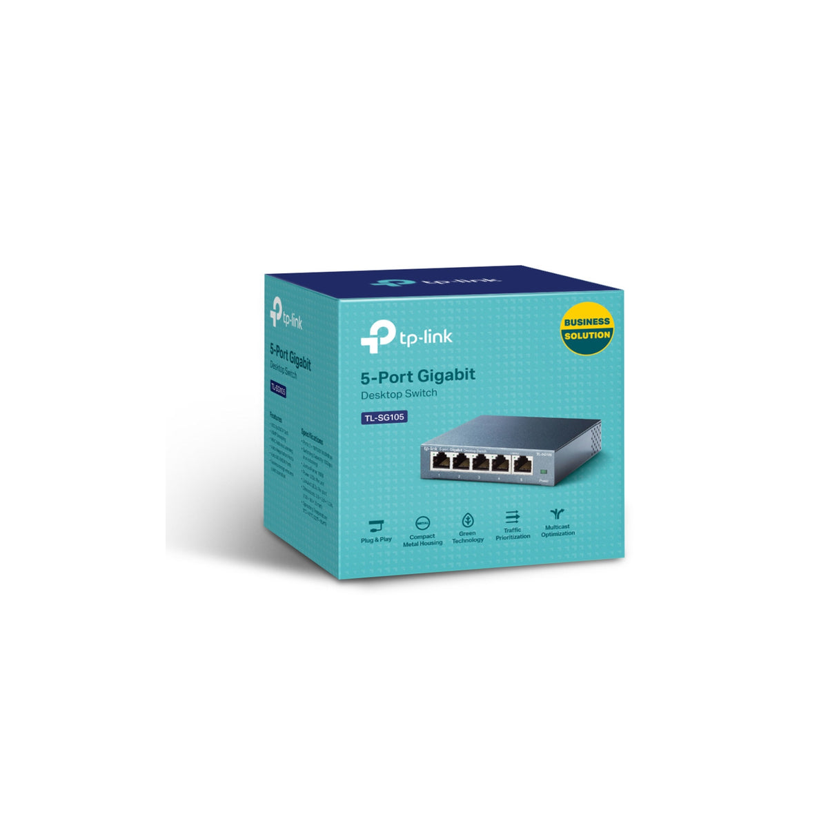 Commutateur réseau TP-Link TL-SG105 Noir – vue 3