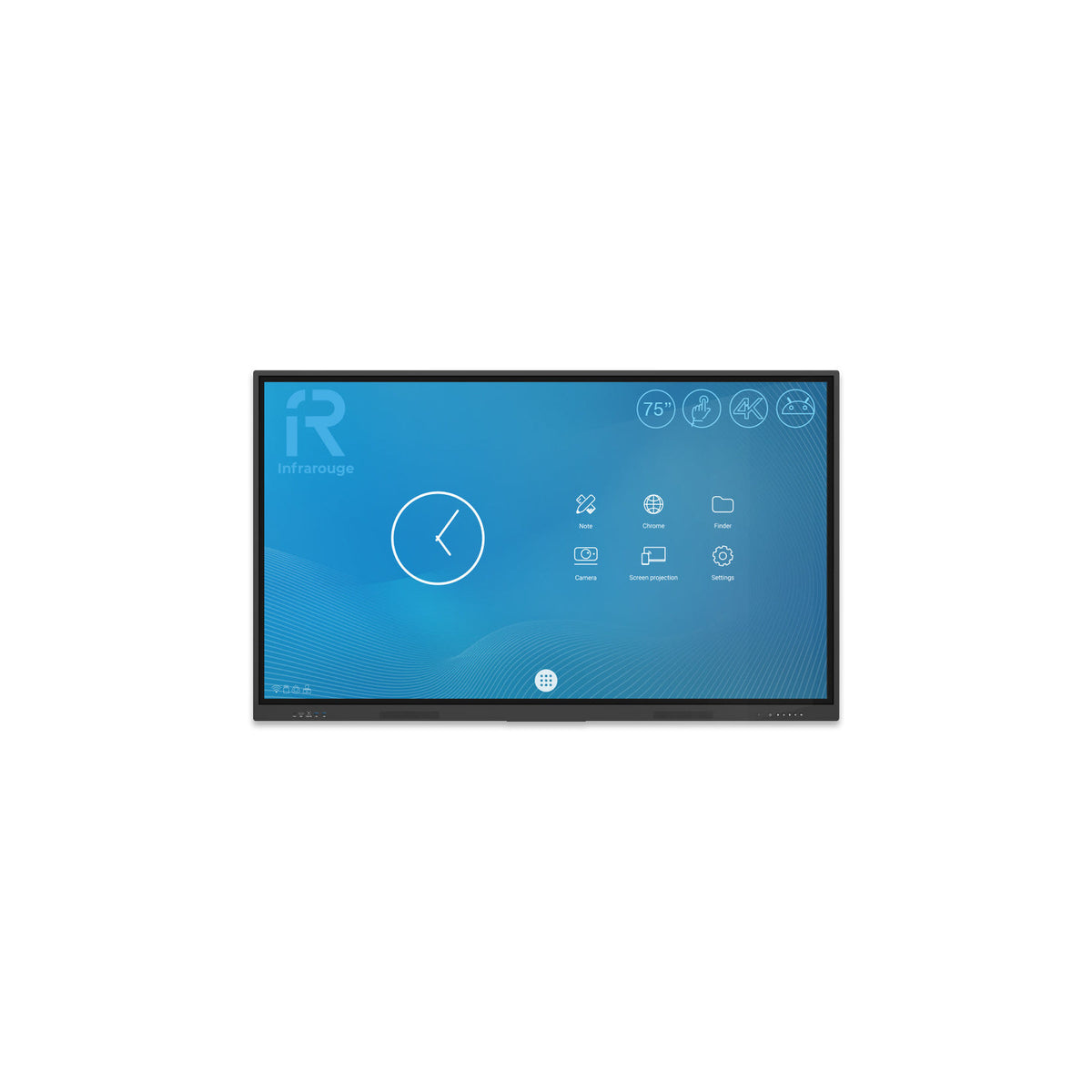 Écran interactif tactile 75" Speechi SpeechiTouch UHD infrarouge Android 13 (4 Go / 32 Go, Wi-Fi, mirroring) – vue 1