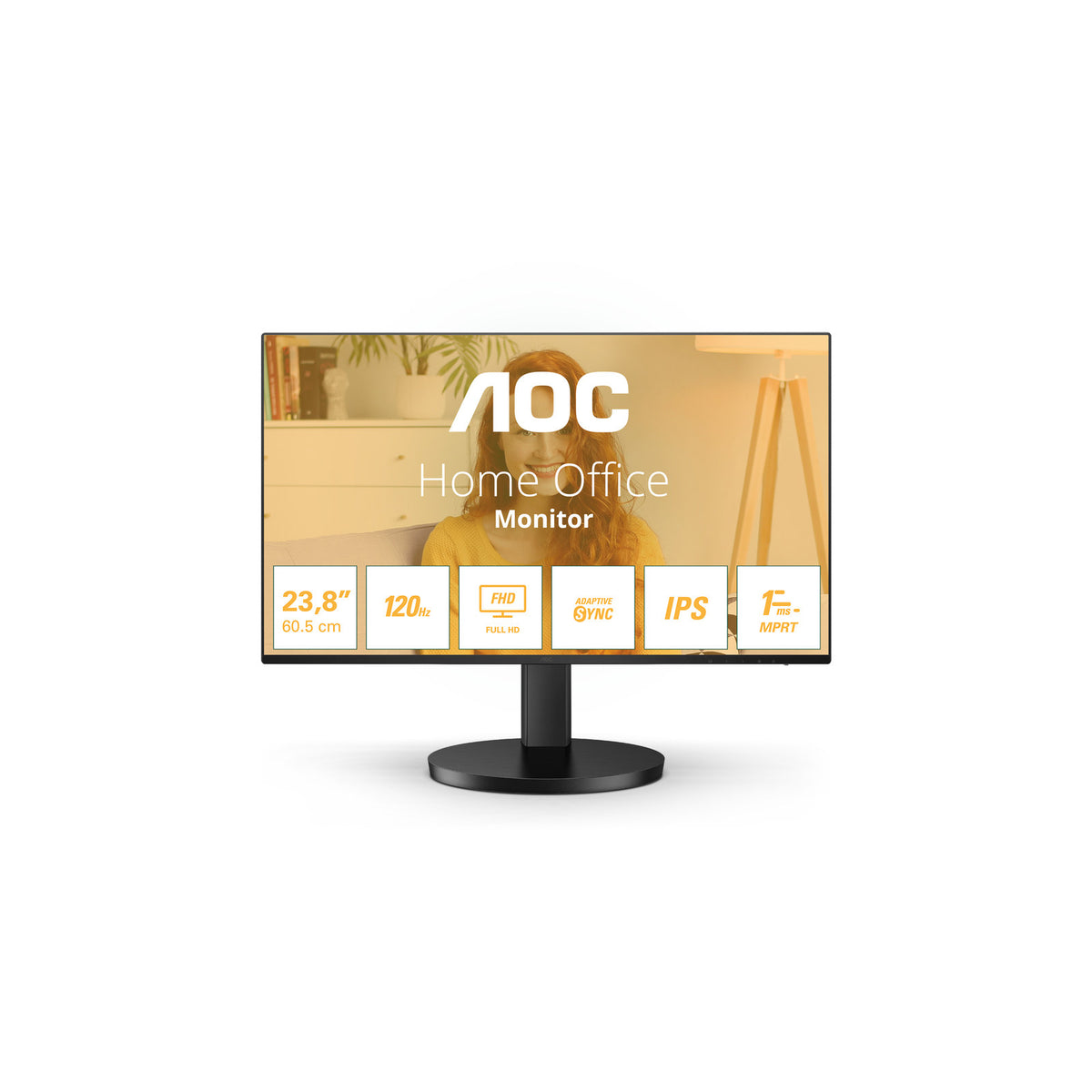 Écran PC AOC 24B3HA2 23,8" – vue 1