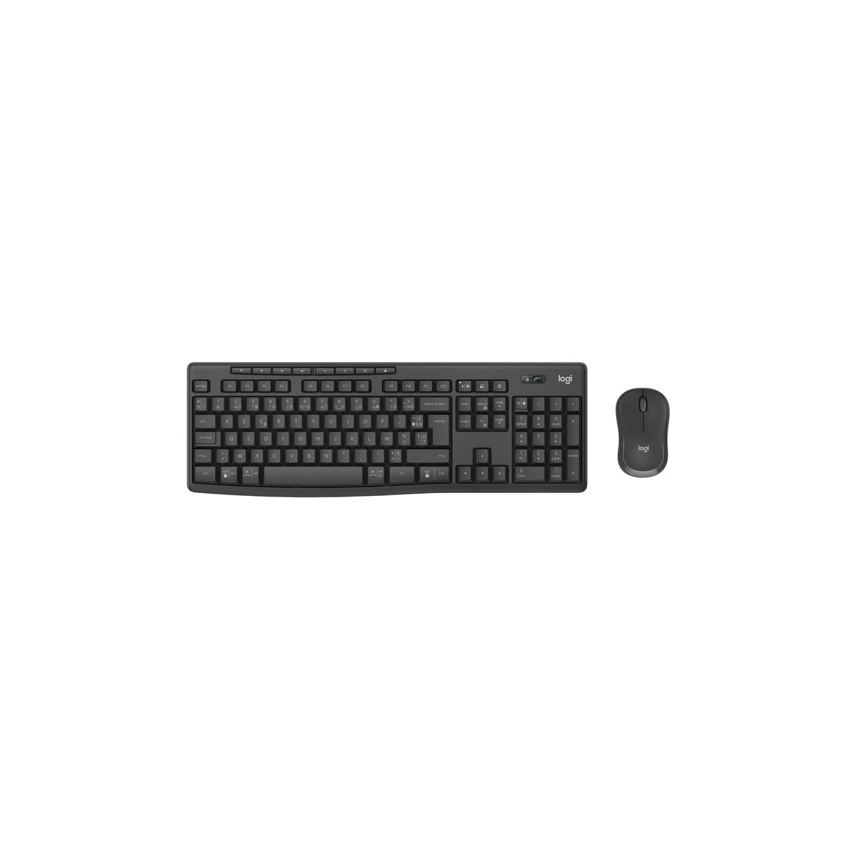 Ensemble clavier et souris sans fil Logitech MK370 - Graphite – vue 1
