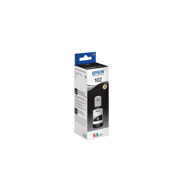 Epson 102 EcoTank Pigment Black ink bottle – vue 1