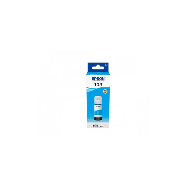 Epson 103 EcoTank Cyan ink bottle – vue 1