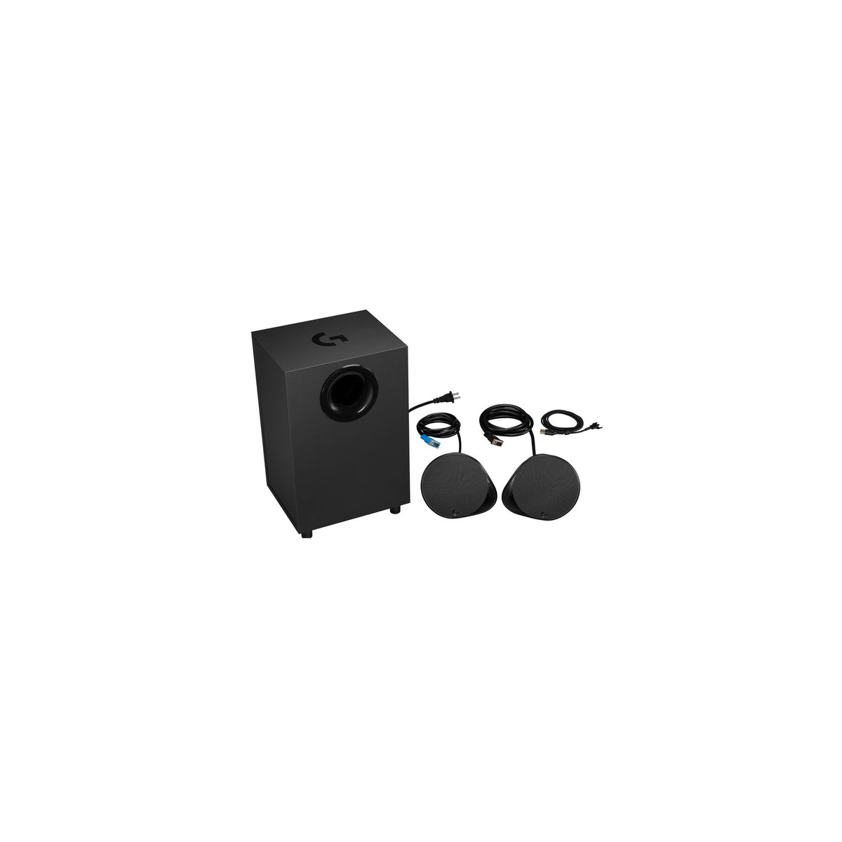 Haut-parleurs de jeu PC RGB Logitech G560 - Noir – vue 3