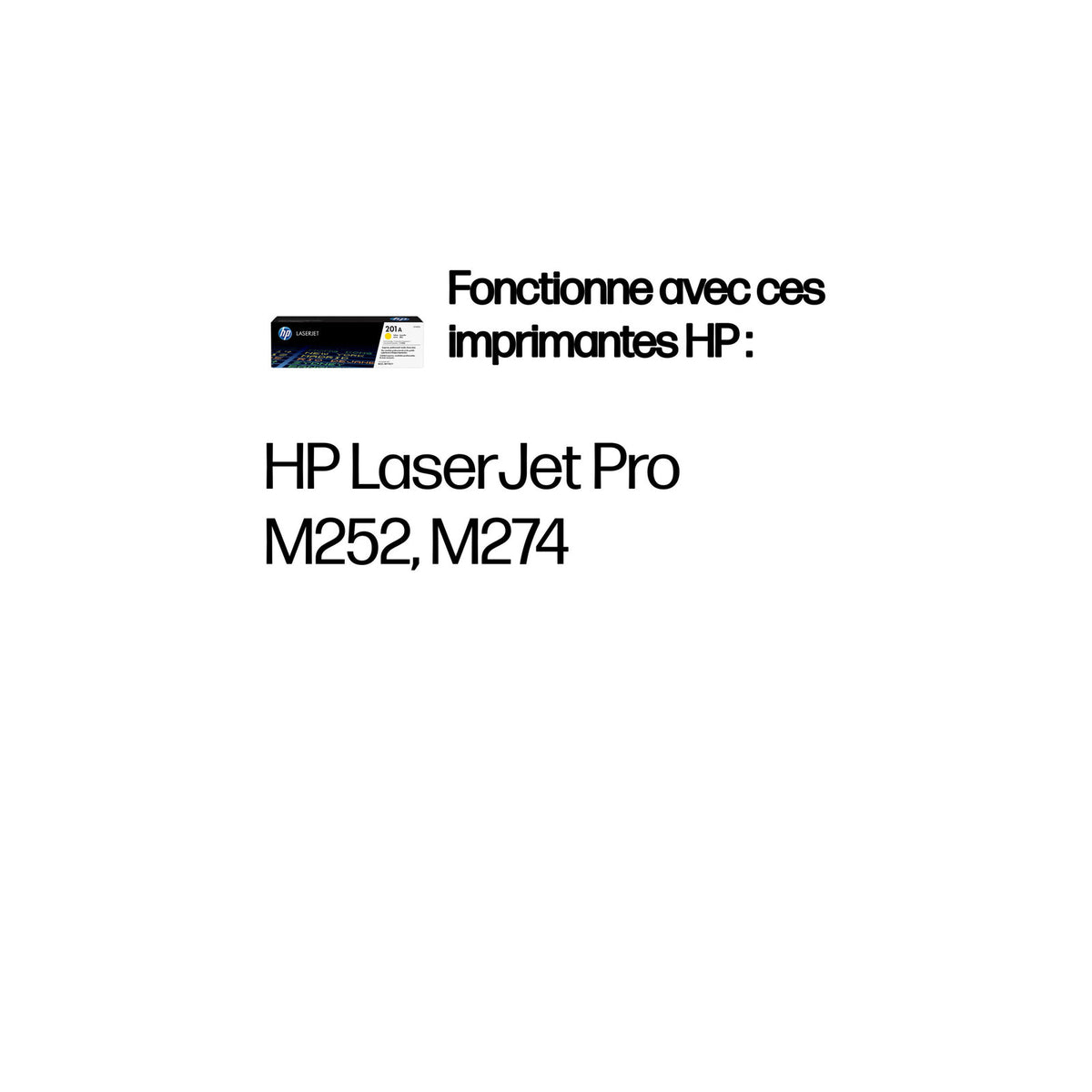 HP 201A toner LaserJet Jaune authentique – vue 2