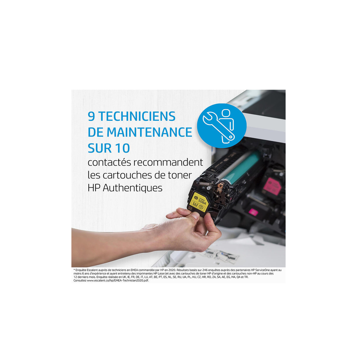 HP 410A toner LaserJet cyan authentique – vue 3