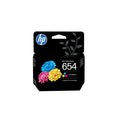 HP 654 Cartouche d’encre authentique économique Trois couleurs – vue 1