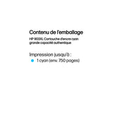 HP 903XL Cartouche d’encre cyan grande capacité authentique – vue 3