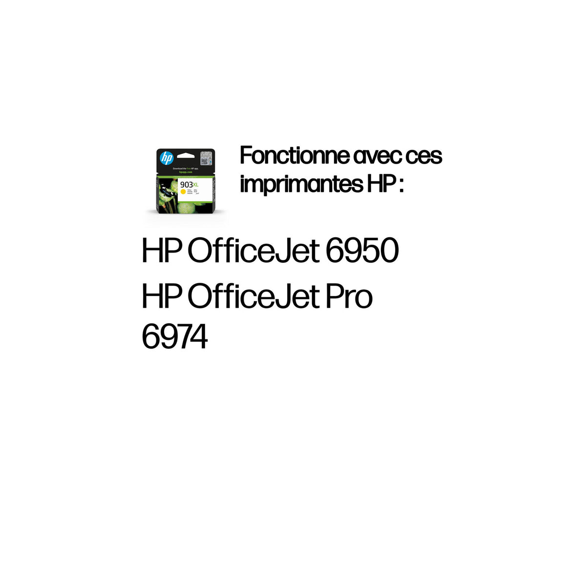 HP 903XL Cartouche d’encre jaune grande capacité authentique – vue 2