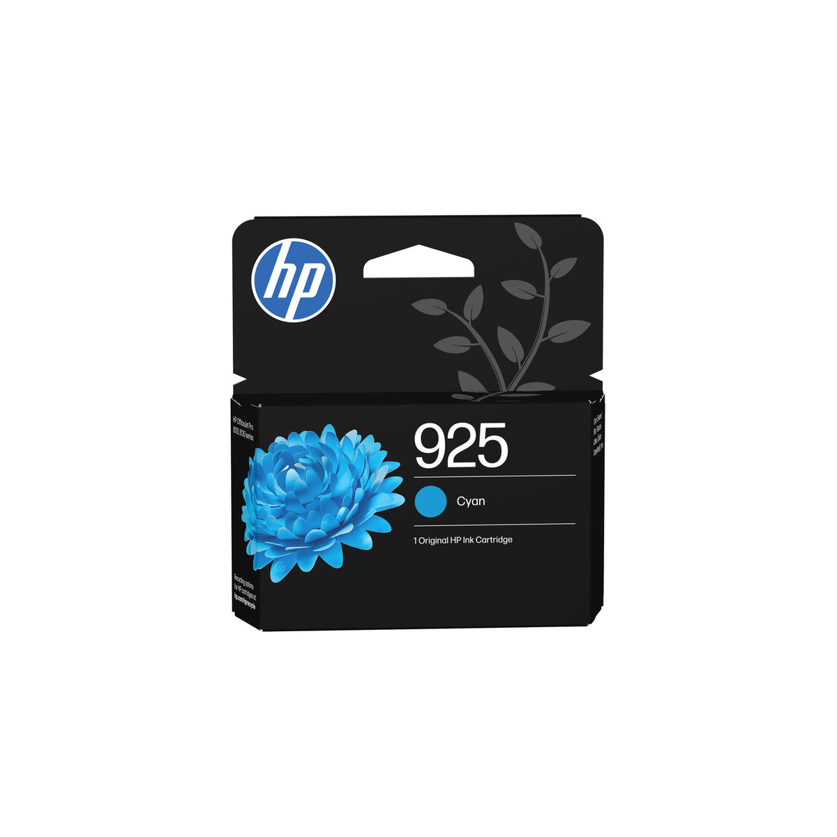 HP 925 Cartouche Encre Authentique Cyan – vue 1