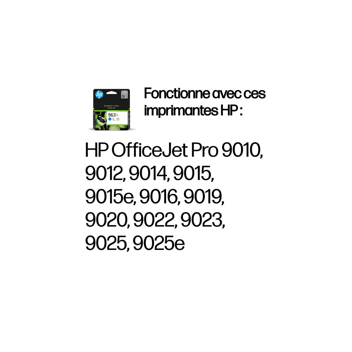 HP 963XL Cartouche d'encre cyan authentique, grande capacité – vue 3