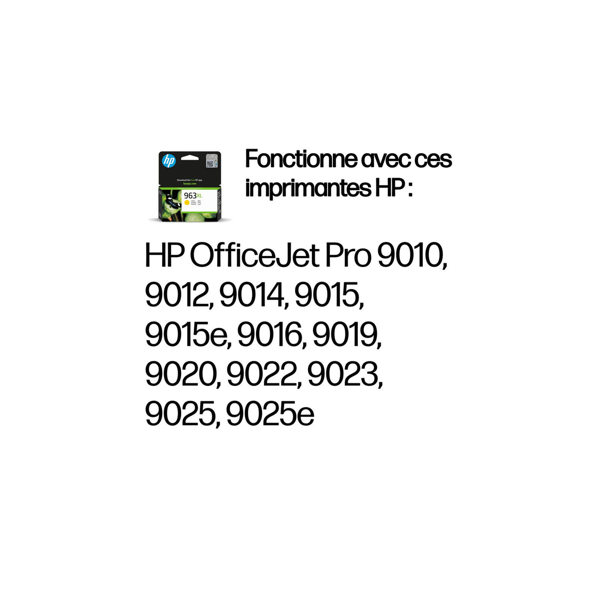 HP 963XL Cartouche d'encre jaune authentique, grande capacité – vue 3