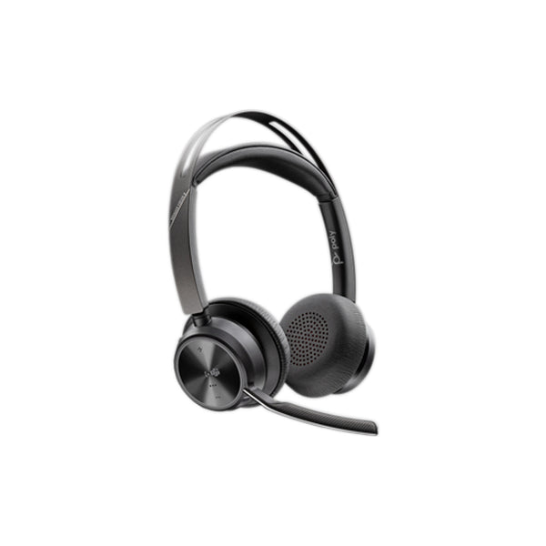 HP Poly Micro-casque Poly Voyager Focus 2 USB-C-C certifié Microsoft Teams + adaptateur USB-C/A +base de chargement – vue 1