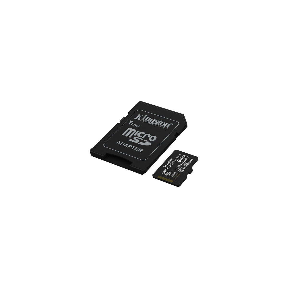 Kingston Technology 64GB microSDXC Canvas Select Plus Gen3 100MB/s A1 (Adaptateur SD inclus) – vue 2