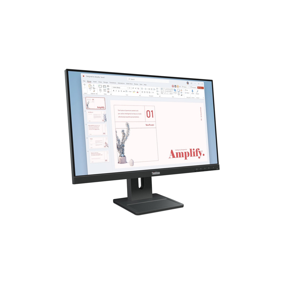 Lenovo ThinkVision E24-40 Moniteur – vue 3