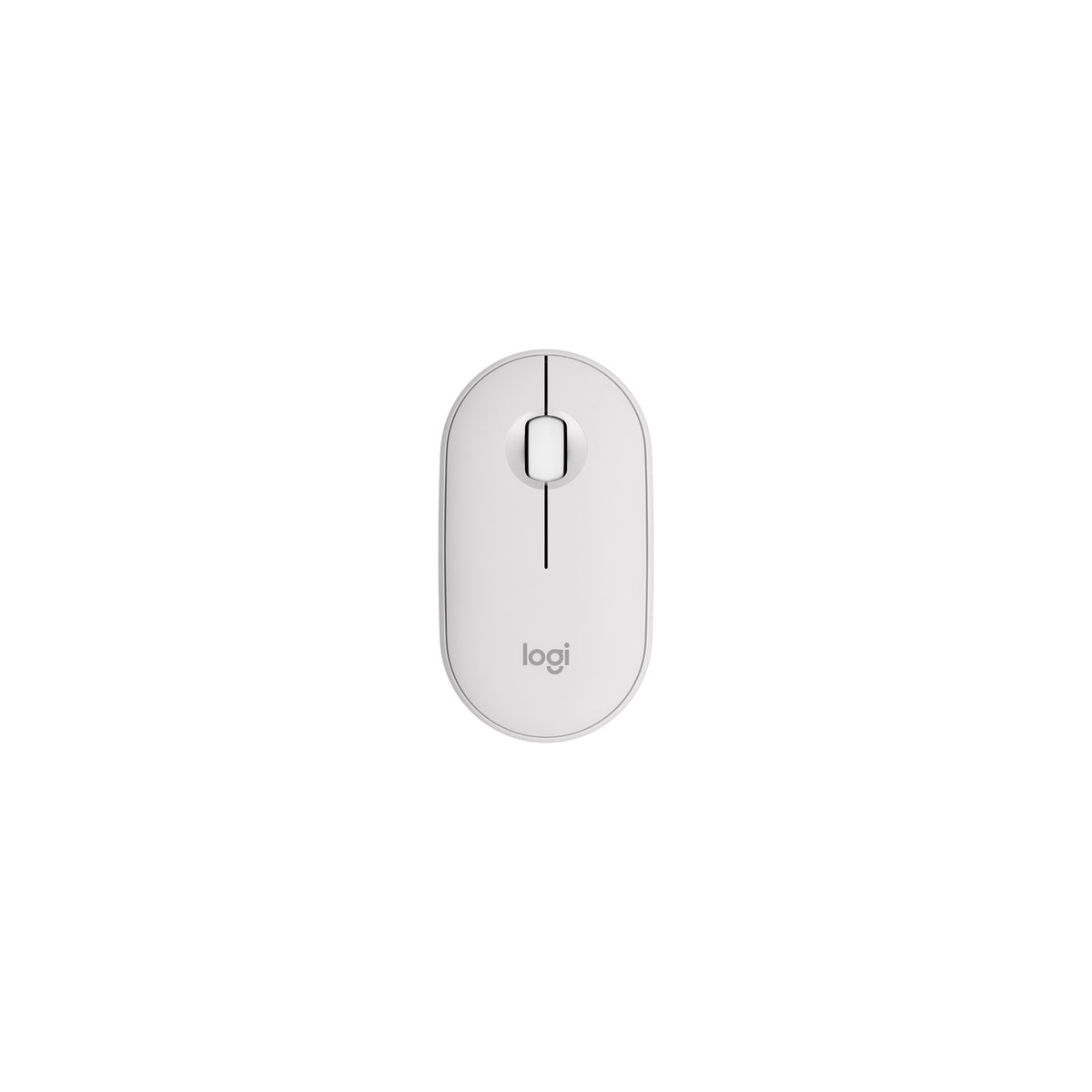 Logitech Souris Pebble Mouse 2 M350s - Bluetooth - Tons de blanc – vue 1