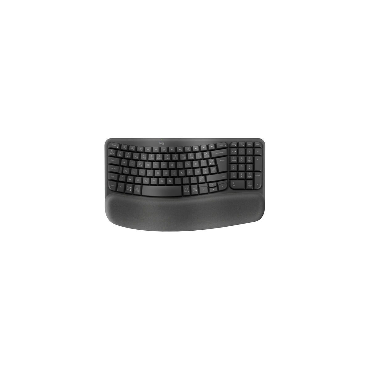 Logitech Wave Keys for Business - Clavier ergonomique - Graphite – vue 1