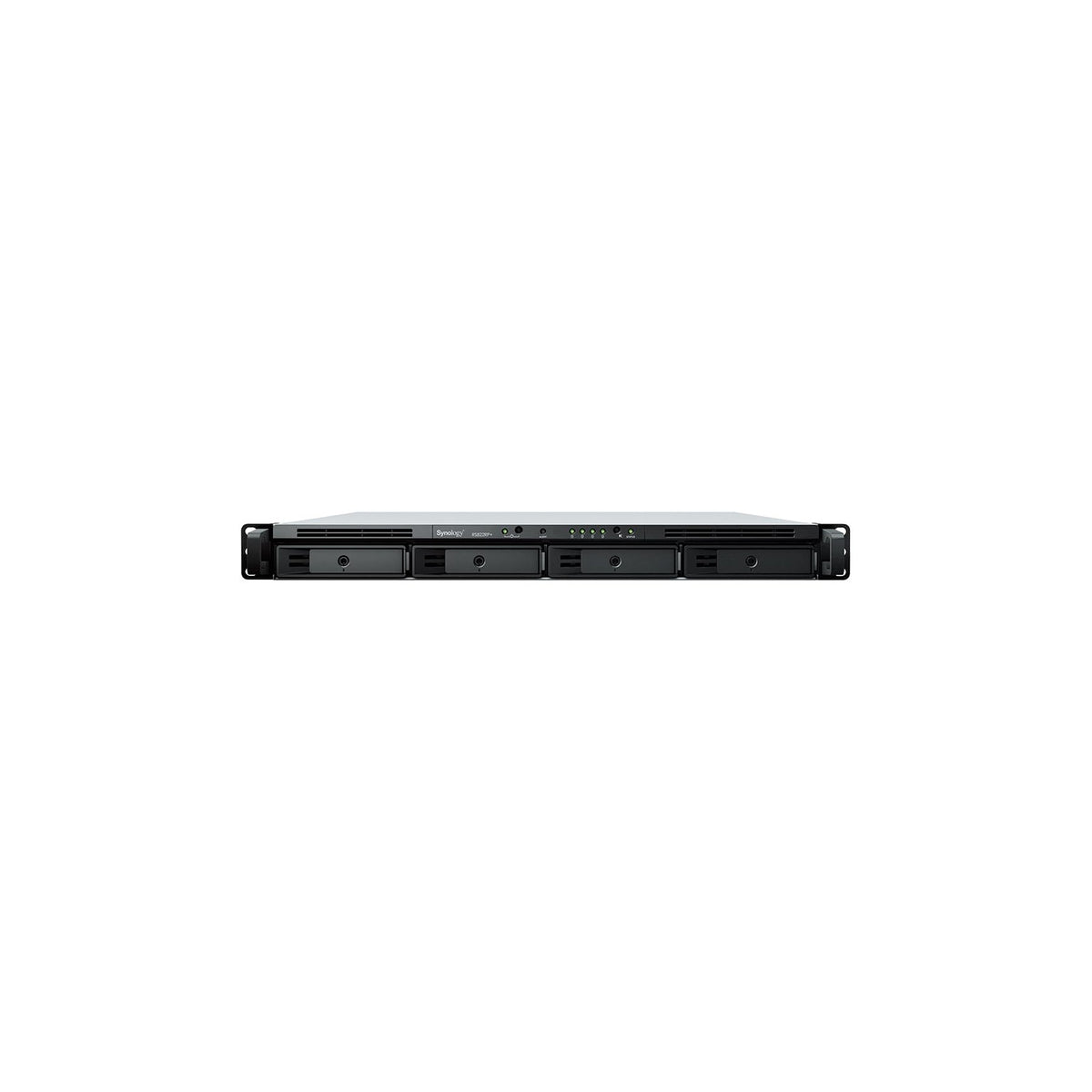 NAS rack 1U Synology RackStation RS822RP+ 4 baies, AMD Ryzen V1500B, alimentation redondante – vue 2