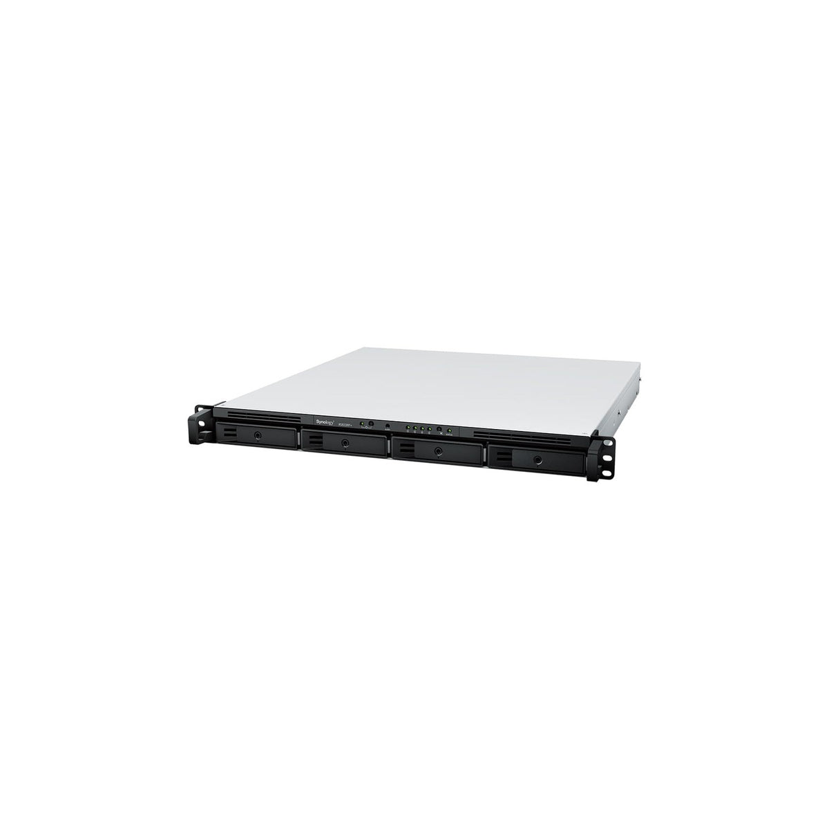 NAS rack 1U Synology RackStation RS822RP+ 4 baies, AMD Ryzen V1500B, alimentation redondante – vue 3