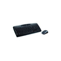 Pack clavier + souris sans fil Logitech Wireless Desktop MK330 (AZERTY français, récepteur USB 2,4 GHz) – noir – vue 1