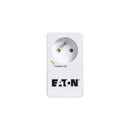 Parafoudre Eaton Protection Box 1 FR (PB1F), 1 prise française 16 A, 4 000 W – blanc/noir – vue 1