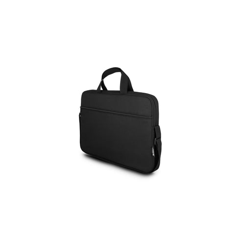Sacoche Urban Factory Nylee pour ordinateur portable 14" (poches avant et arrière, compartiment renforcé) – noir – vue 1