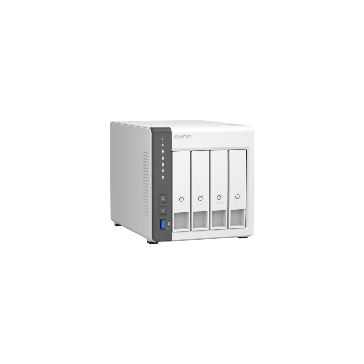 Serveur de stockage QNAP TS-433 ARM Cortex-A55 4 Go RAM – vue 3