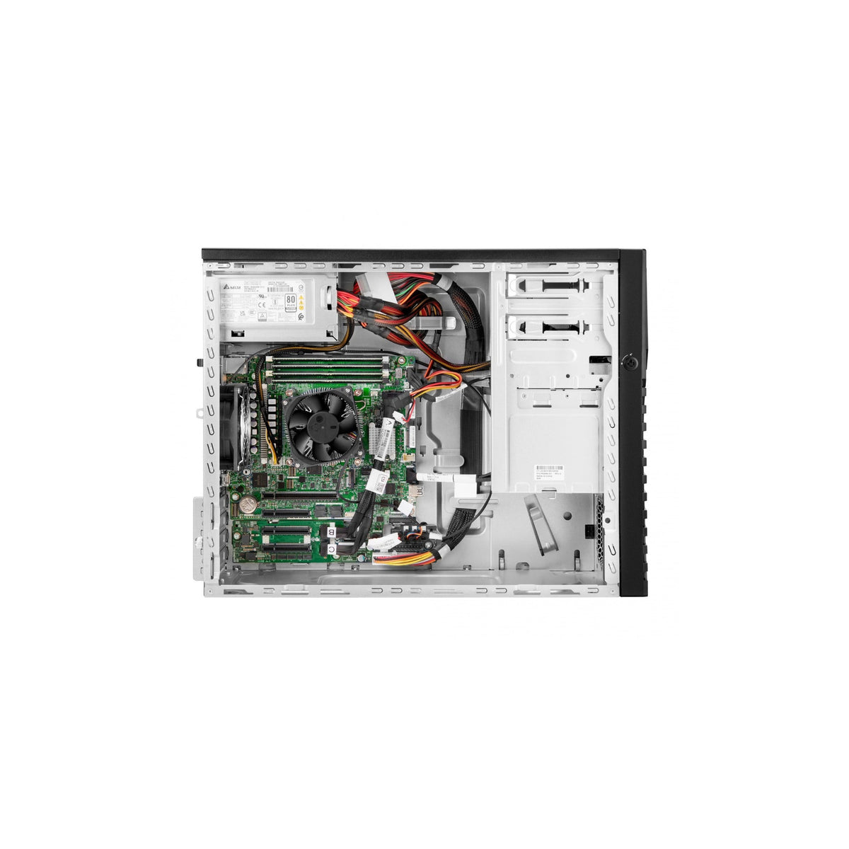 Serveur tour HPE ProLiant ML30 Gen11 Xeon 6325P 4c, 32 Go DDR5, 2 × 480 Go SSD, 8 SFF, 1000 W (P87464-425) – vue 2