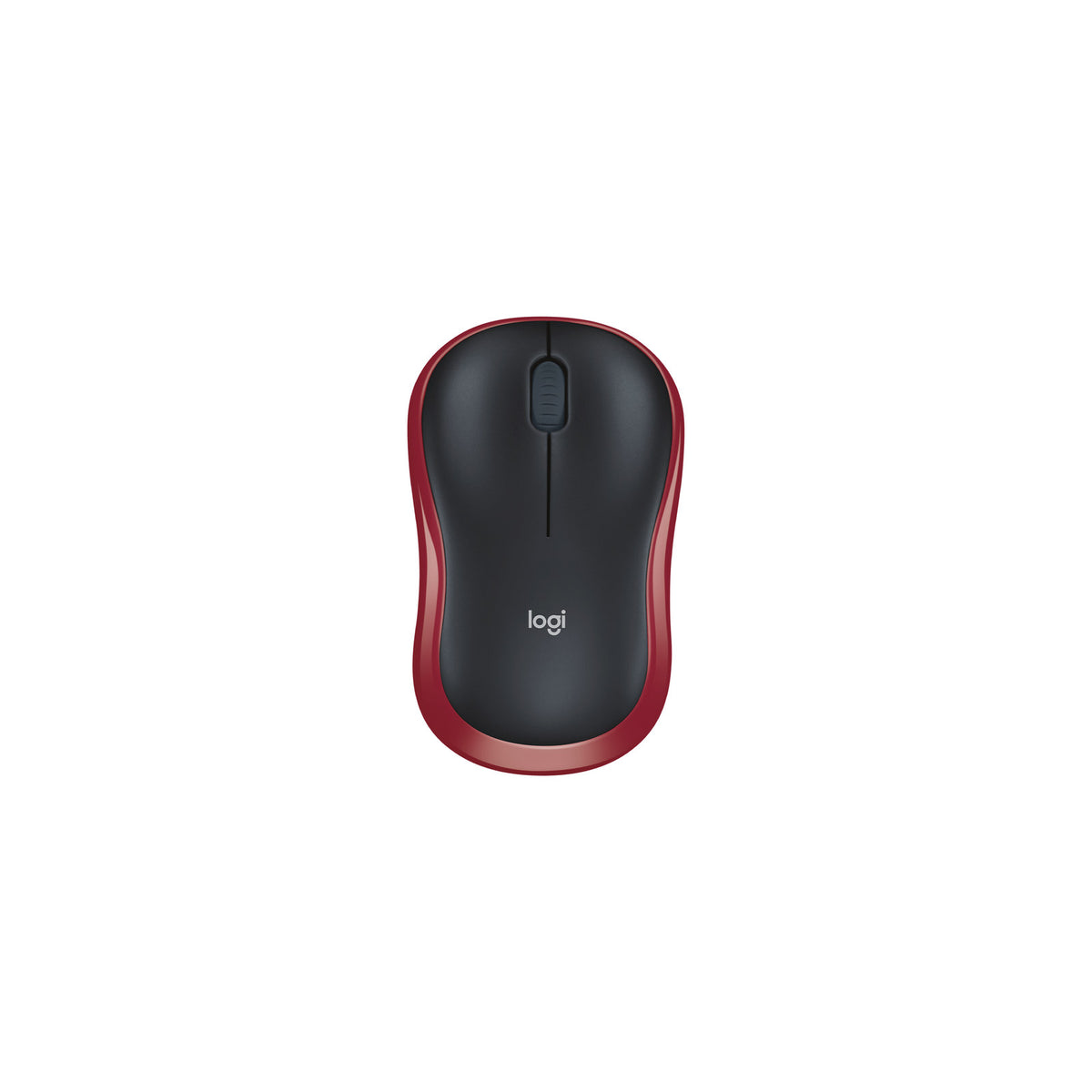 Souris sans fil compacte Logitech M185 - Rouge – vue 1