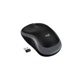 Souris sans fil Logitech M185 (910-002238), optique 1 000 dpi, récepteur USB – gris (Swift Grey) – vue 1