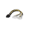 Adaptateur d'alimentation Molex vers PCI-E 8 pins - 15 cm – vue 1