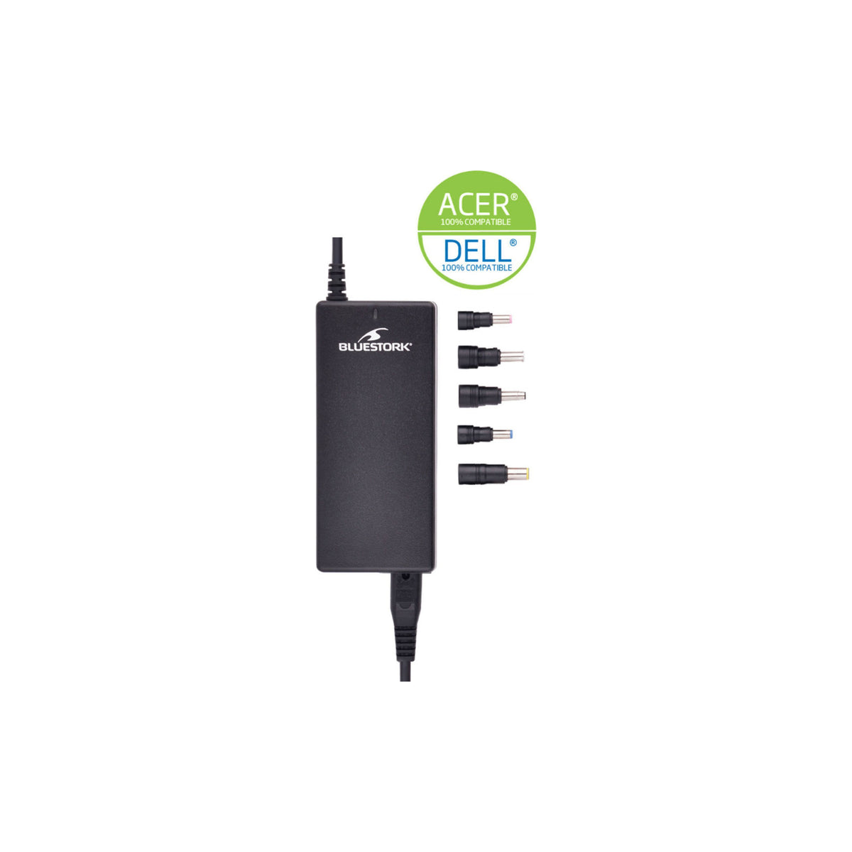 Alimentation universelle Bluestork BS-PW-NB-90 90 W pour ordinateurs portables Acer (6 embouts) – vue 1