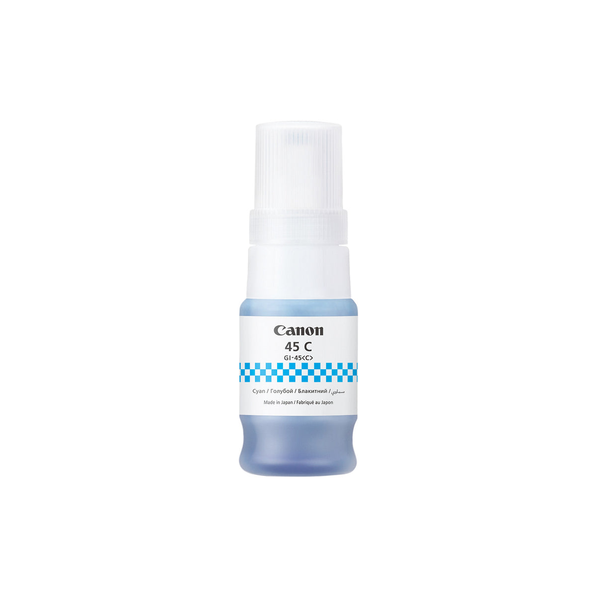 Bouteille d'encre Canon GI-45 C cyan – vue 1