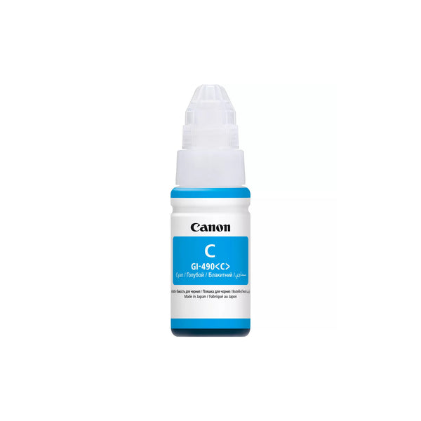Bouteille d'encre Canon GI-490 C cyan – vue 1