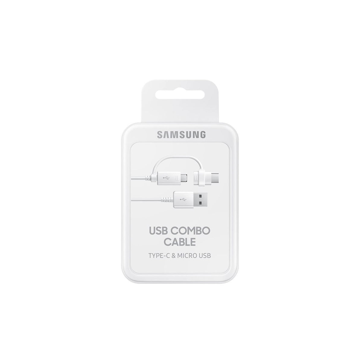 Câble de charge et synchronisation Samsung EP-DG930 micro-USB / USB-C 1,5 m – blanc – vue 3
