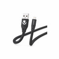 Câble Volkano Slim Series USB-A vers Lightning 1,2 m (plat, PVC renforcé) – noir – vue 1