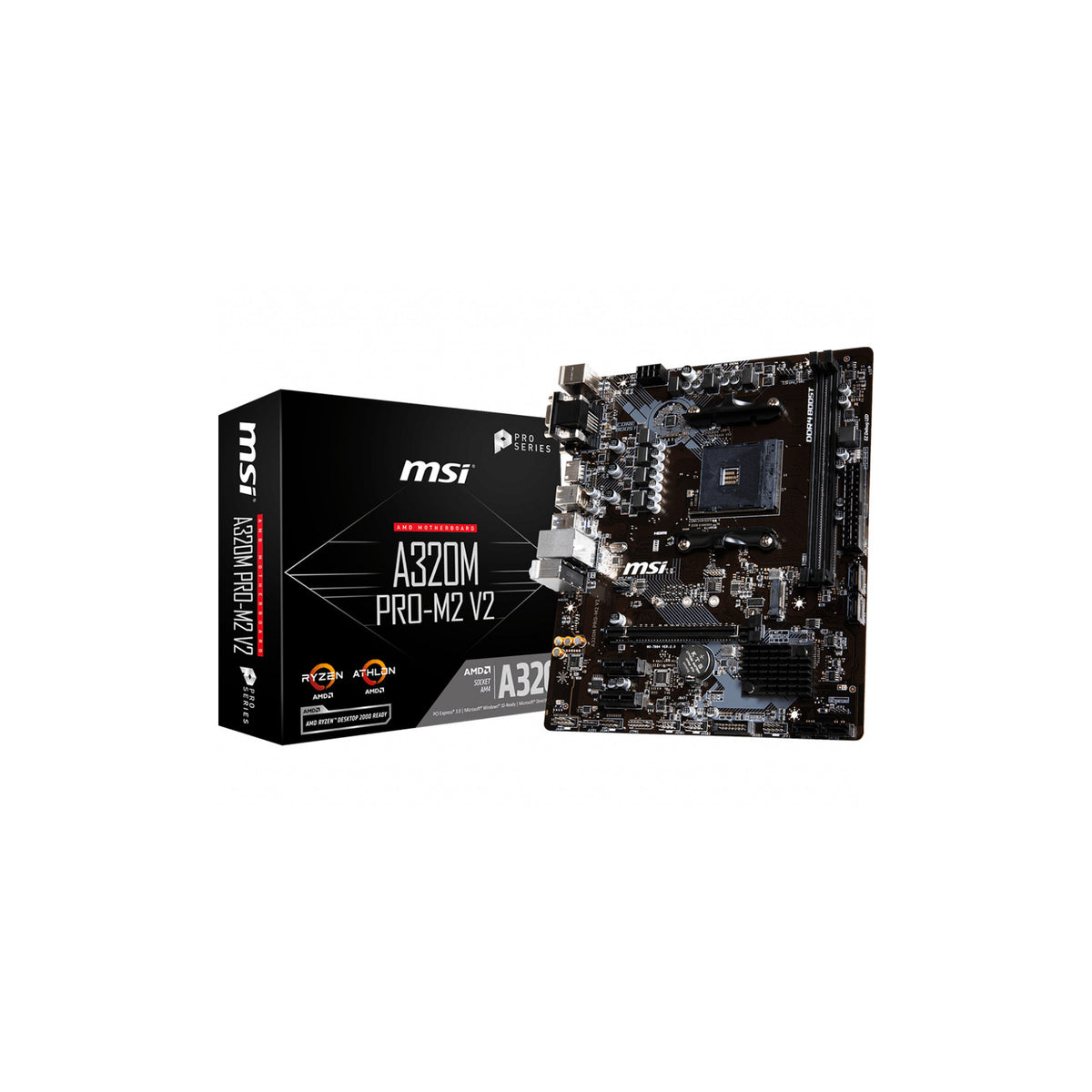 Carte mère MSI A320M PRO-M2 V2 – vue 3