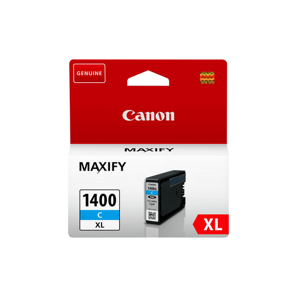 Cartouche d'encre Canon PGI-1400XL cyan (haut rendement) – vue 1